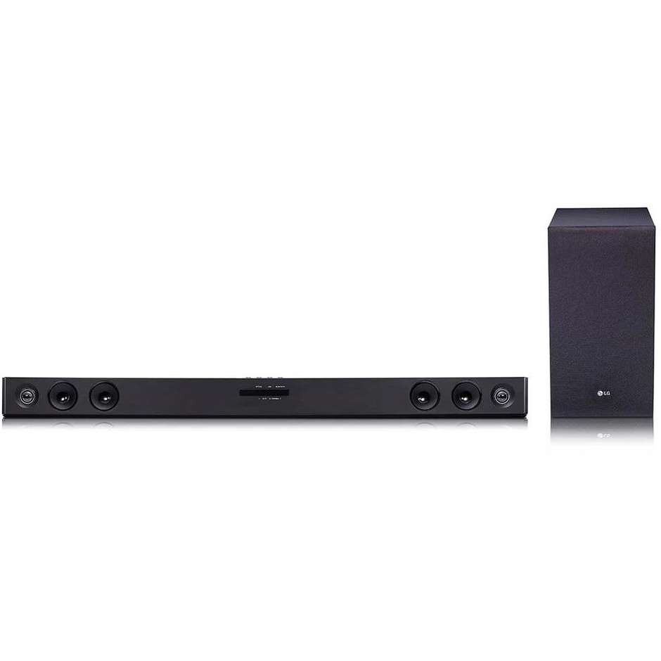 Lg SQC2.DEUSLLK Soundbar con Subwoofer per TV Nero