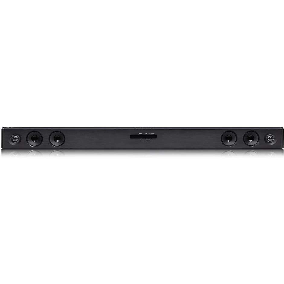 LG SQC2.DEUSLLK Soundbar TV Stereo 2.1 con Subwoofer per Home Cinema DTS Colore Black