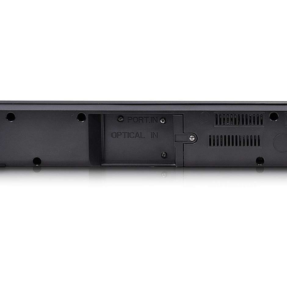 LG SQC2.DEUSLLK Soundbar TV Stereo 2.1 con Subwoofer per Home Cinema DTS Colore Black