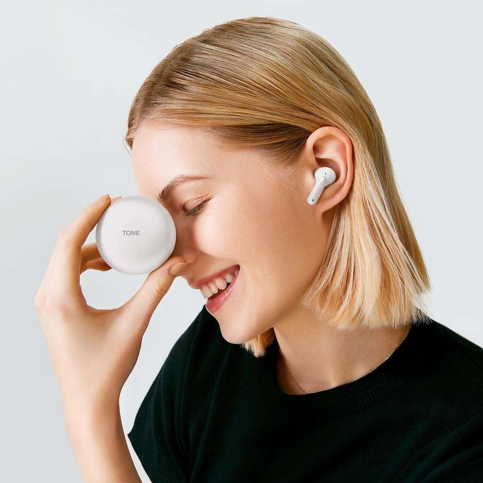 Lg TONE-FP5W. Auricolari True Wireless Bluetooth con Custodia Nero
