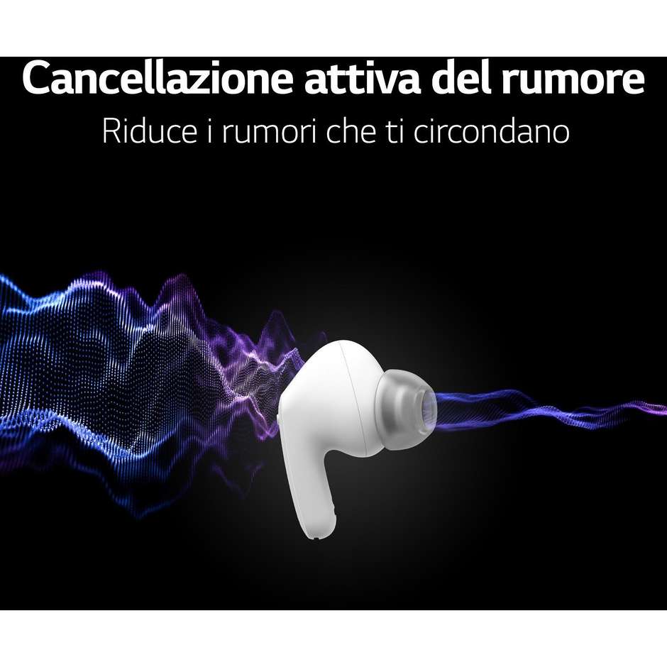 Lg TONE-FP5W. Auricolari True Wireless Bluetooth con Custodia Nero