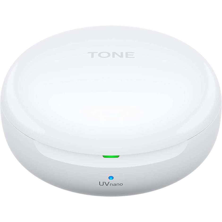 LG Tone Free FN7 Auricolari wireless Bluetooth con custodia di ricarica colore bianco