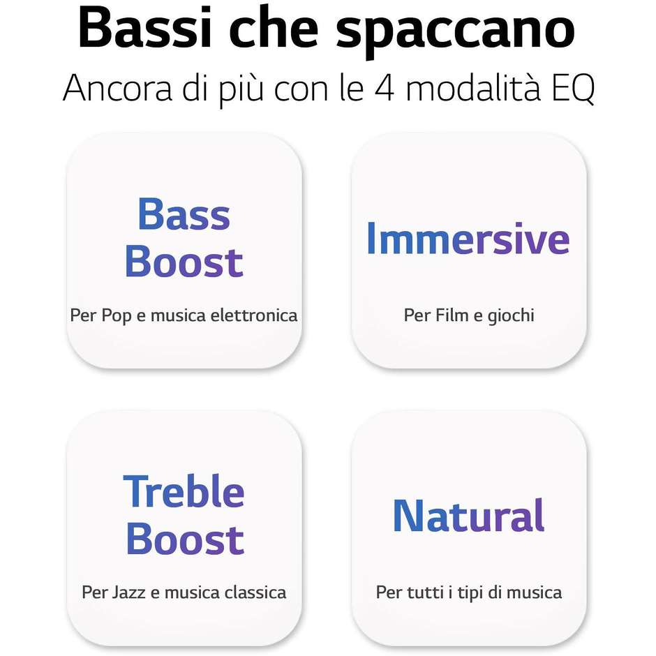LG TONE Free FP3 Auricolari True Wireless Bluetooth Colore Blu