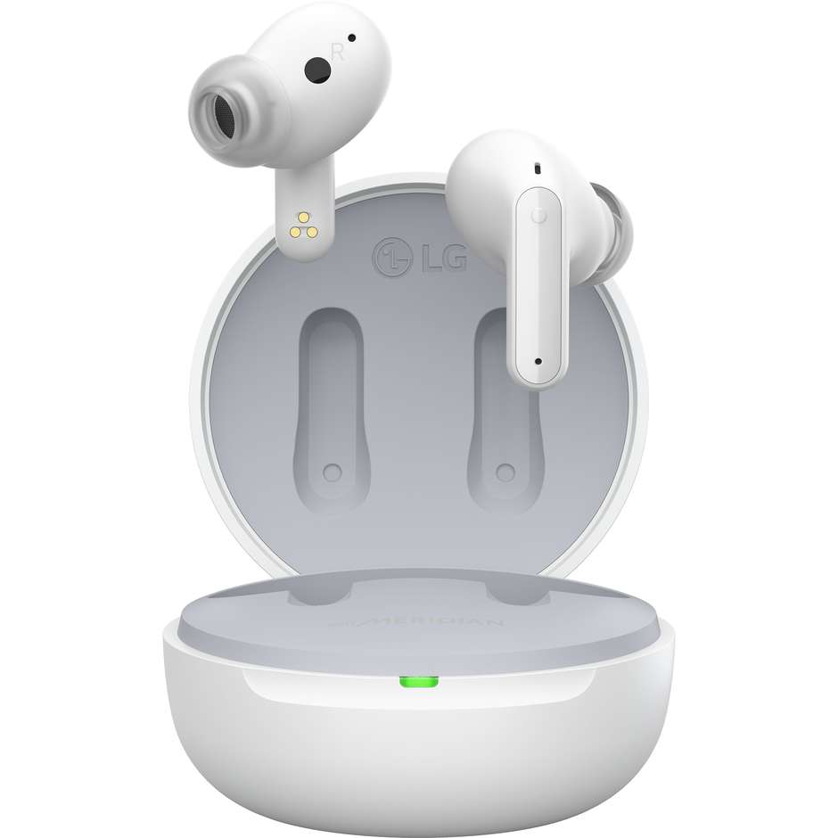 LG TONE Free FP5 Auricolari True Wireless In-Ear con Meridian Audio e Cancellazione Attiva del Rumore ANC Bianco