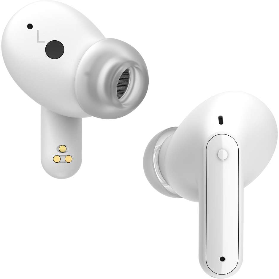 LG TONE Free FP5 Auricolari True Wireless In-Ear con Meridian Audio e Cancellazione Attiva del Rumore ANC Bianco