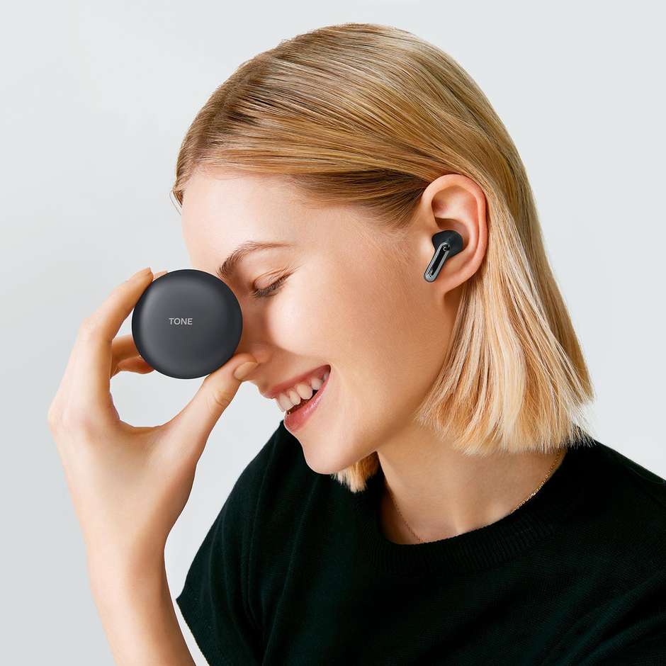 LG TONE Free FP9 Auricolari True Wireless Bluetooth Colore Nero