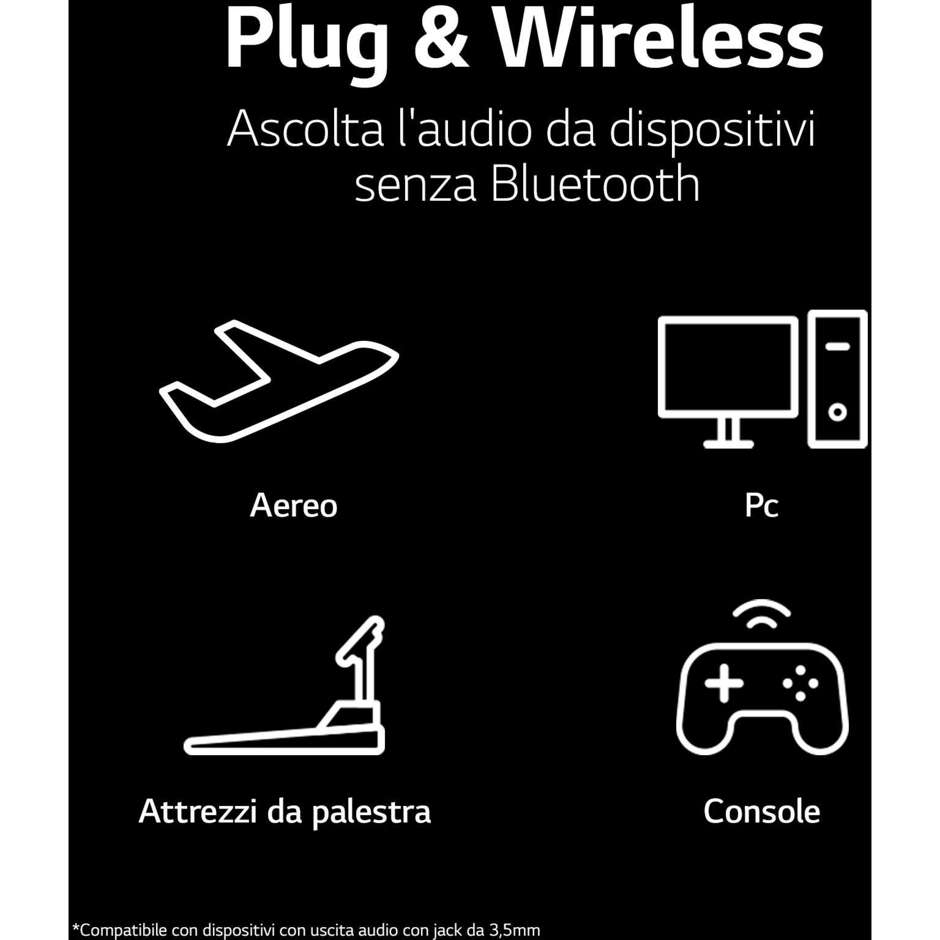 LG TONE Free FP9 Auricolari True Wireless Bluetooth Colore Nero
