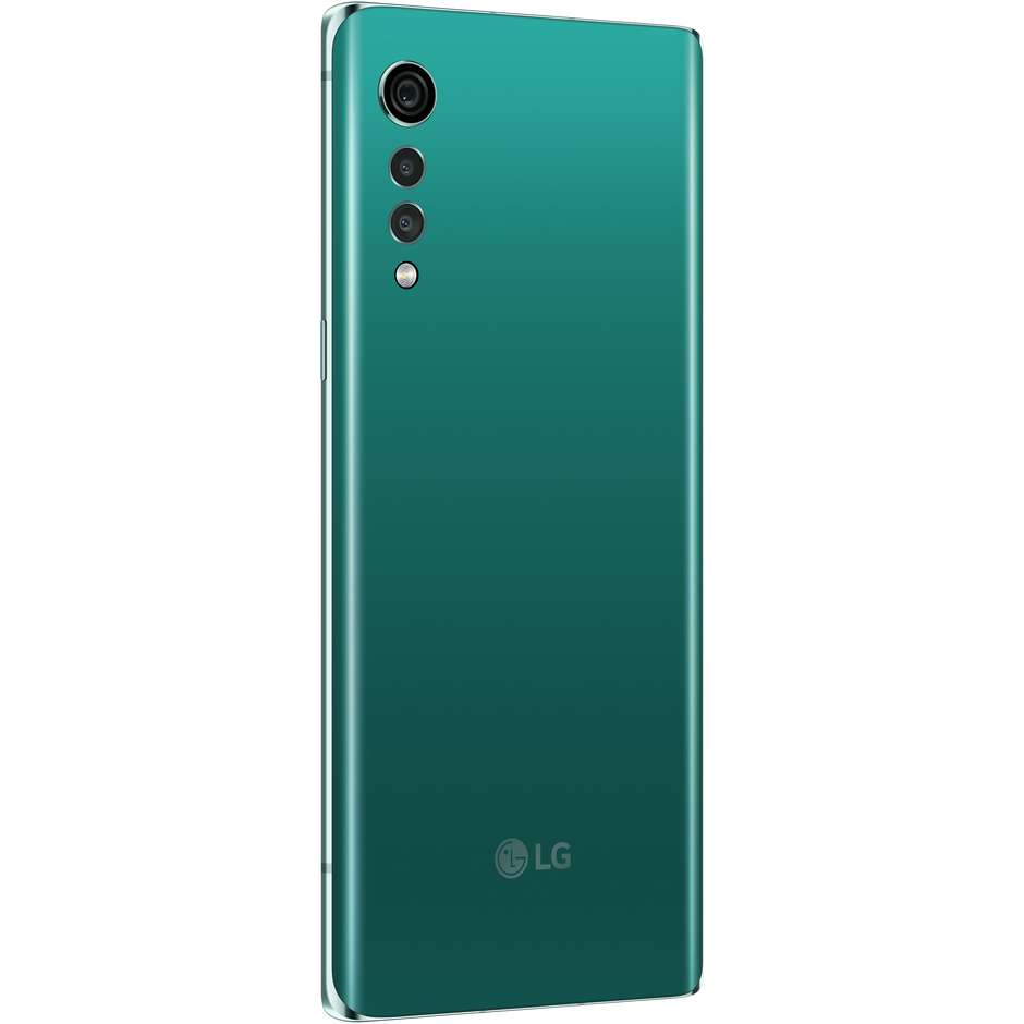 LG Velvet 5G Smartphone 6,8" OLED FHD Ram 6 Gb Memoria 128 Gb 5G Android 10.0 colore Aurora Green