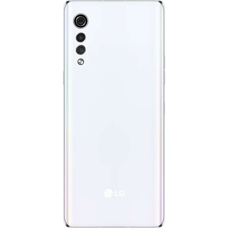 LG Velvet 5G Smartphone 6,8" OLED FHD Ram 6 Gb Memoria 128 Gb 5G Android 10.0 colore Aurora White