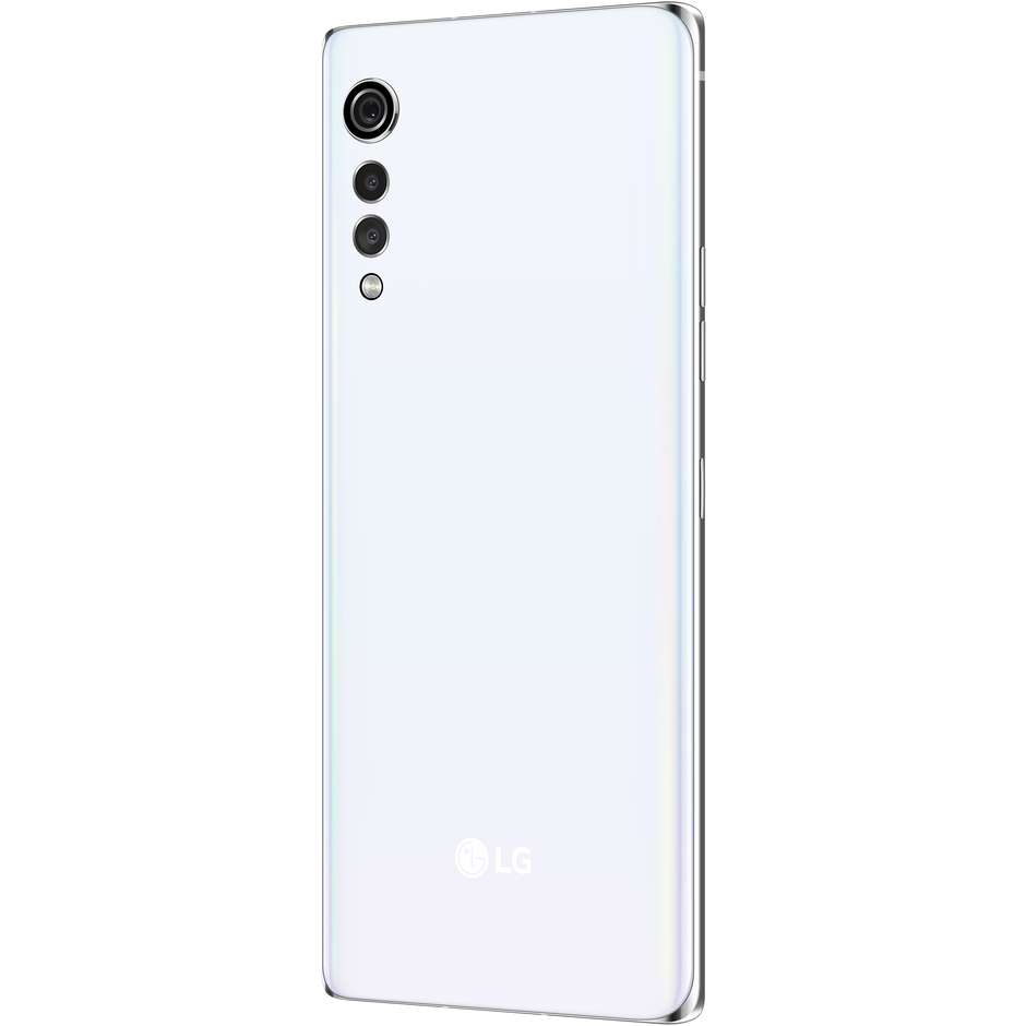 LG Velvet 5G Smartphone 6,8" OLED FHD Ram 6 Gb Memoria 128 Gb 5G Android 10.0 colore Aurora White