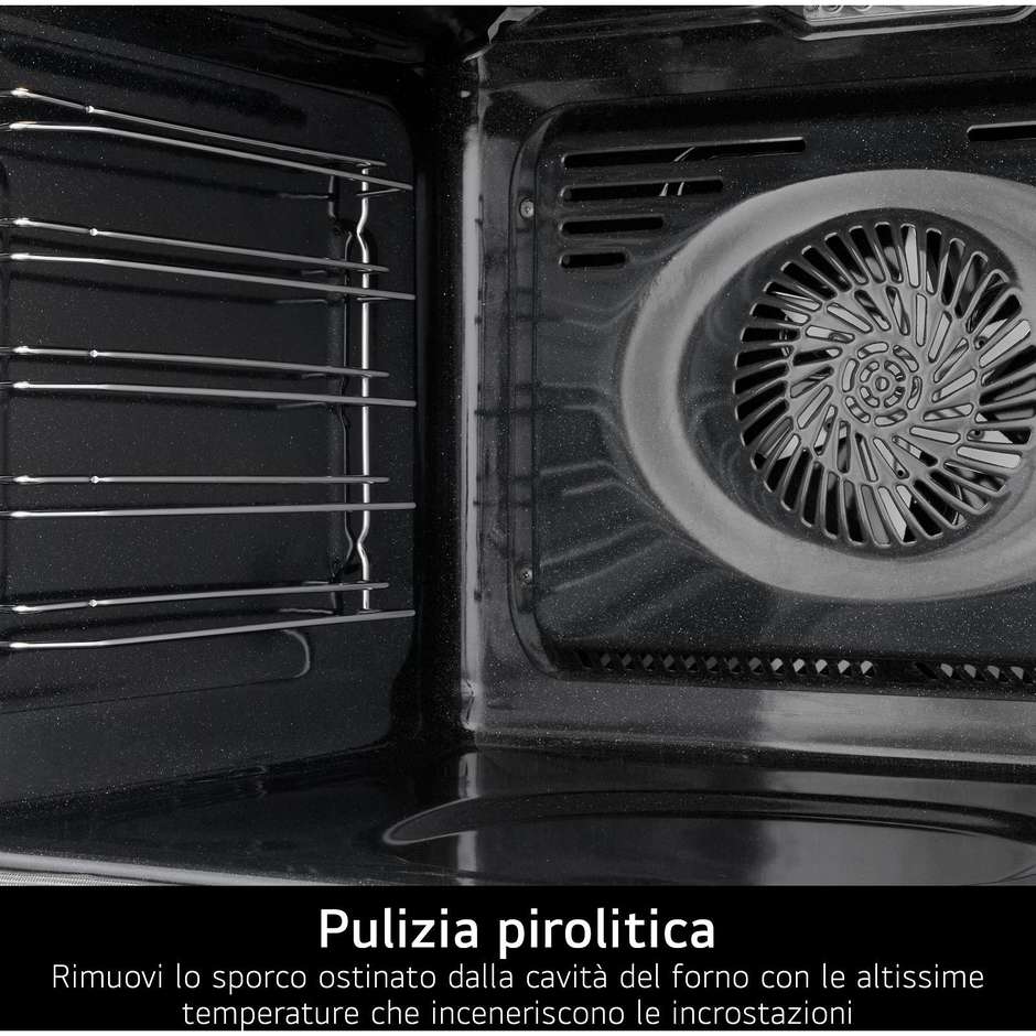 LG WS5D7230S Forno elettrico da incasso 72 L Classe A con Air Fry e pulizia pirolitica Inox