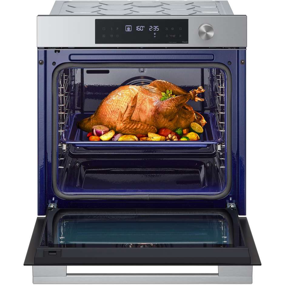 LG WSED7613S Forno da Incasso Multifunzione 76 L Classe A Multilivello Nero, Acciaio inox