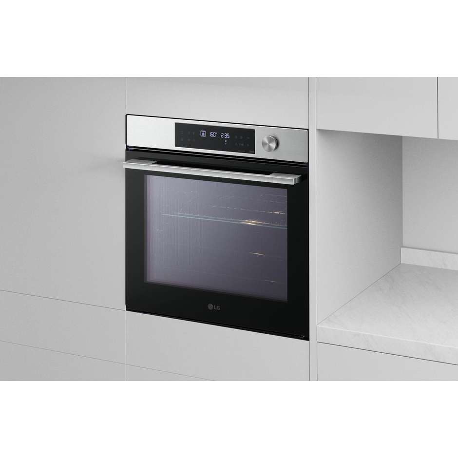 LG WSED7613S Forno da Incasso Multifunzione 76 L Classe A Multilivello Nero, Acciaio inox