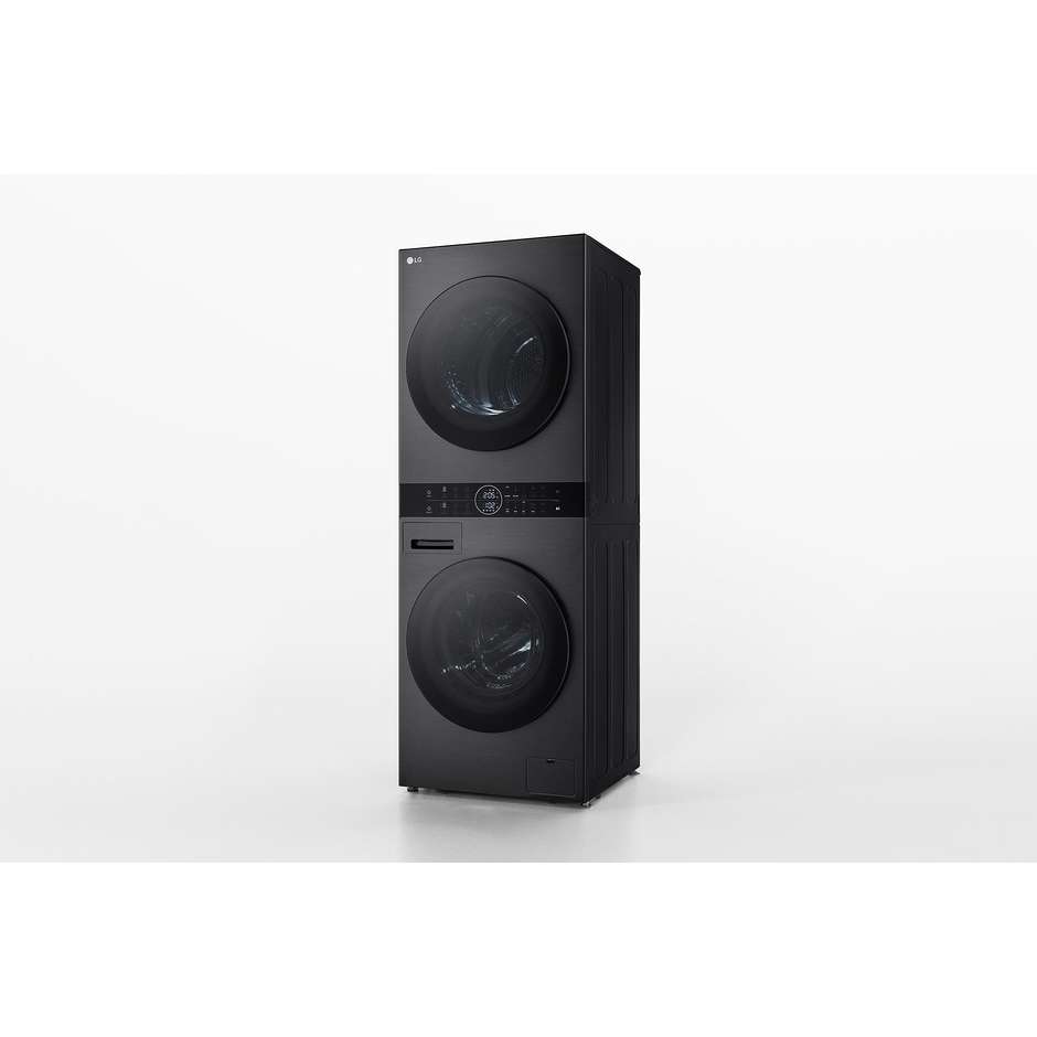 LG WT1210BBF WashTower Colonna bucato 12/10 kg AI DD pompa di calore nera