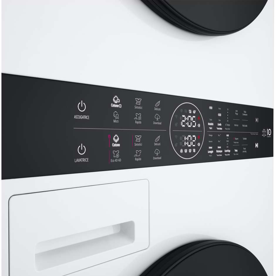 Lg WT1210WWF Lavasciuga 12+22 kg 1400 Giri/min Classe E Nero