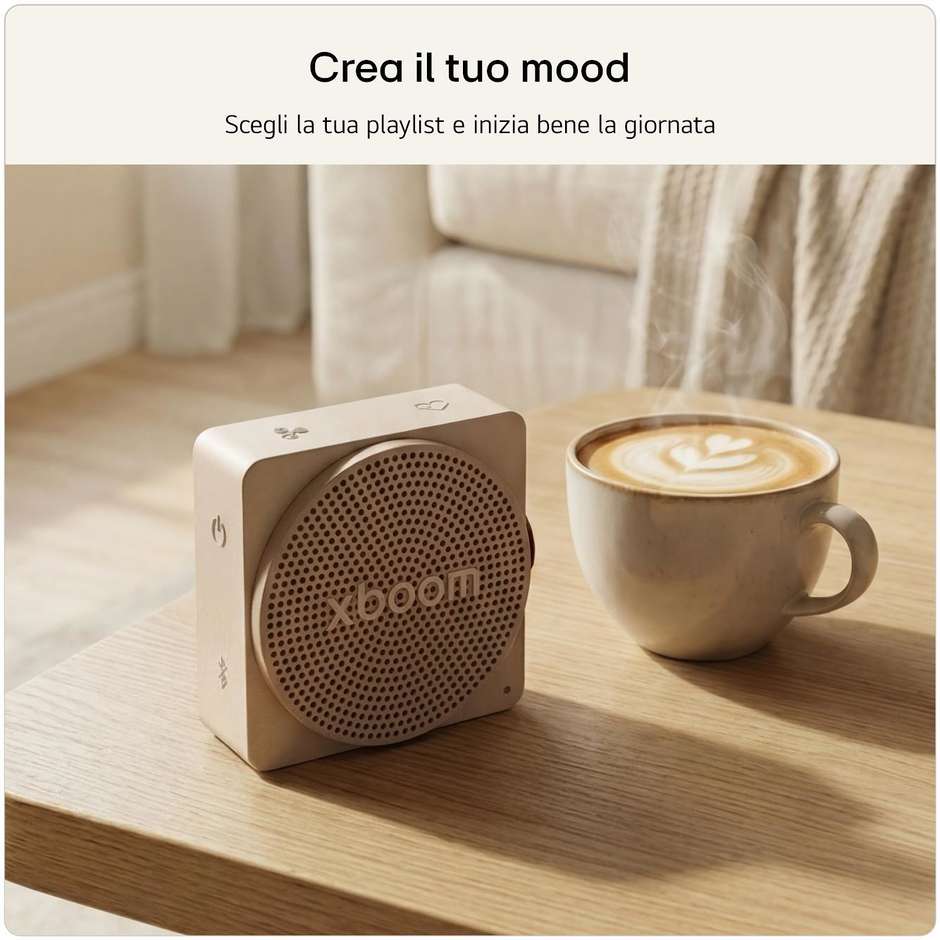 LG xboom Mini by will.i.am Speaker Bluetooth 5 W IP67 10 ore nero