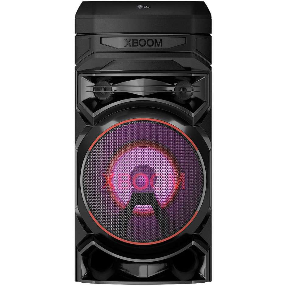 LG XBOOM RNC5 Double Bass Boost 2.0 canali Party Lighting Colore Nero