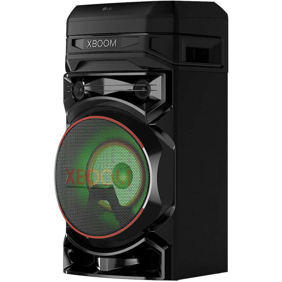 LG XBOOM RNC5 Double Bass Boost 2.0 canali Party Lighting Colore Nero