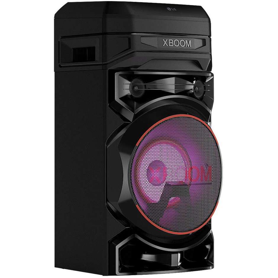 LG XBOOM RNC5 Double Bass Boost 2.0 canali Party Lighting Colore Nero