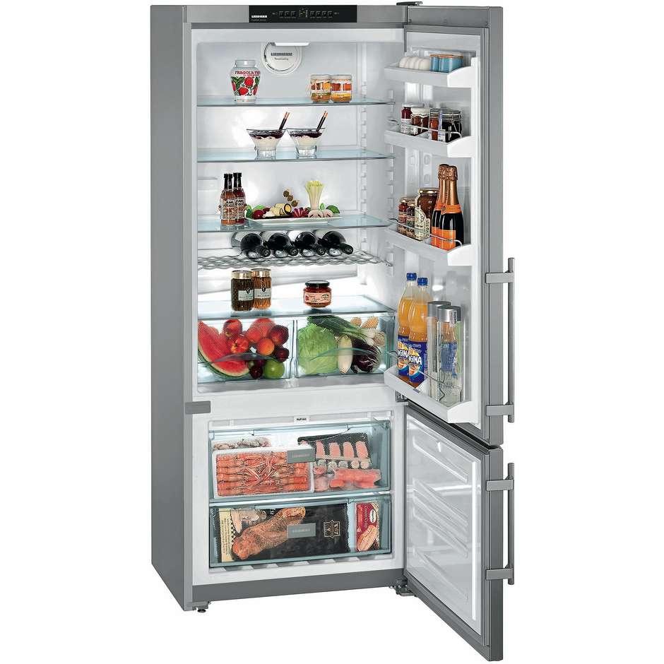 Liebherr CNPesf 4613 frigorifero combinato 420 litri classe A++ Ventilato/No Frost colore argento