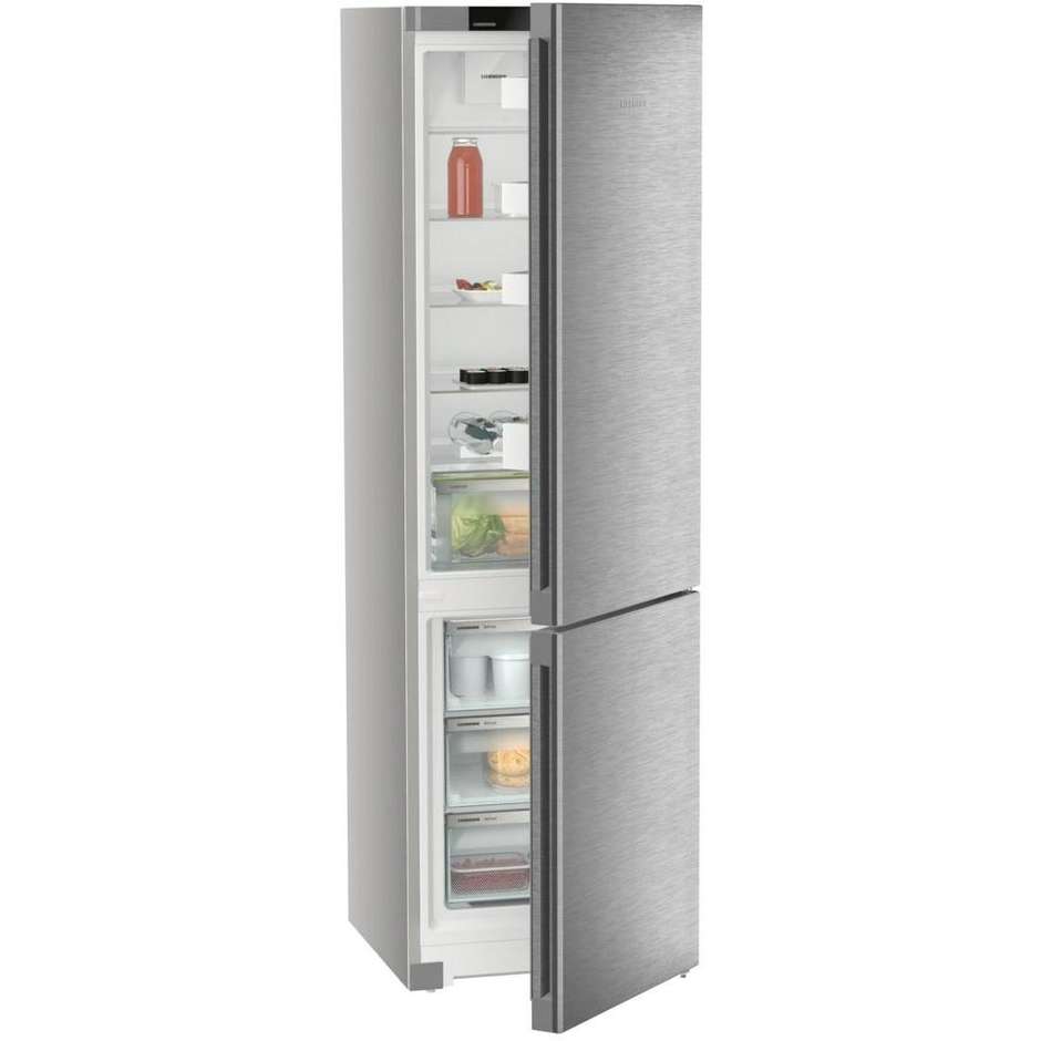 Liebherr Plus CNSdc 5703 Frigorifero Combinato DuoCooling NoFrost 371 L Classe C SteelFinish Silver
