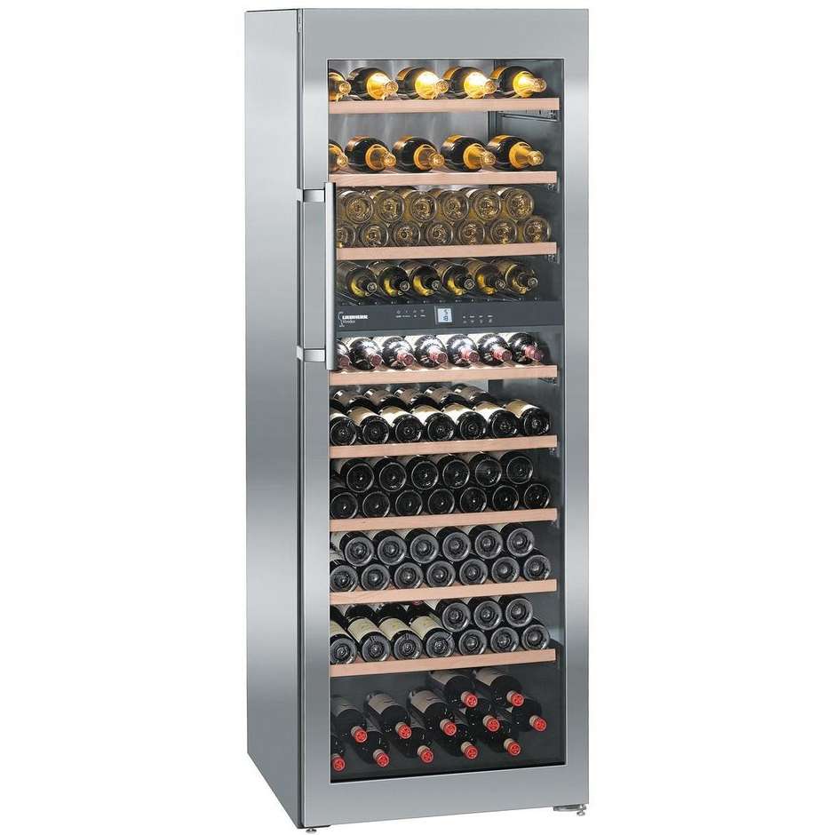 Liebherr WTes 5972 Vinidor frigo cantina 211 bottiglie PowerCooling Classe A acciaio Inox
