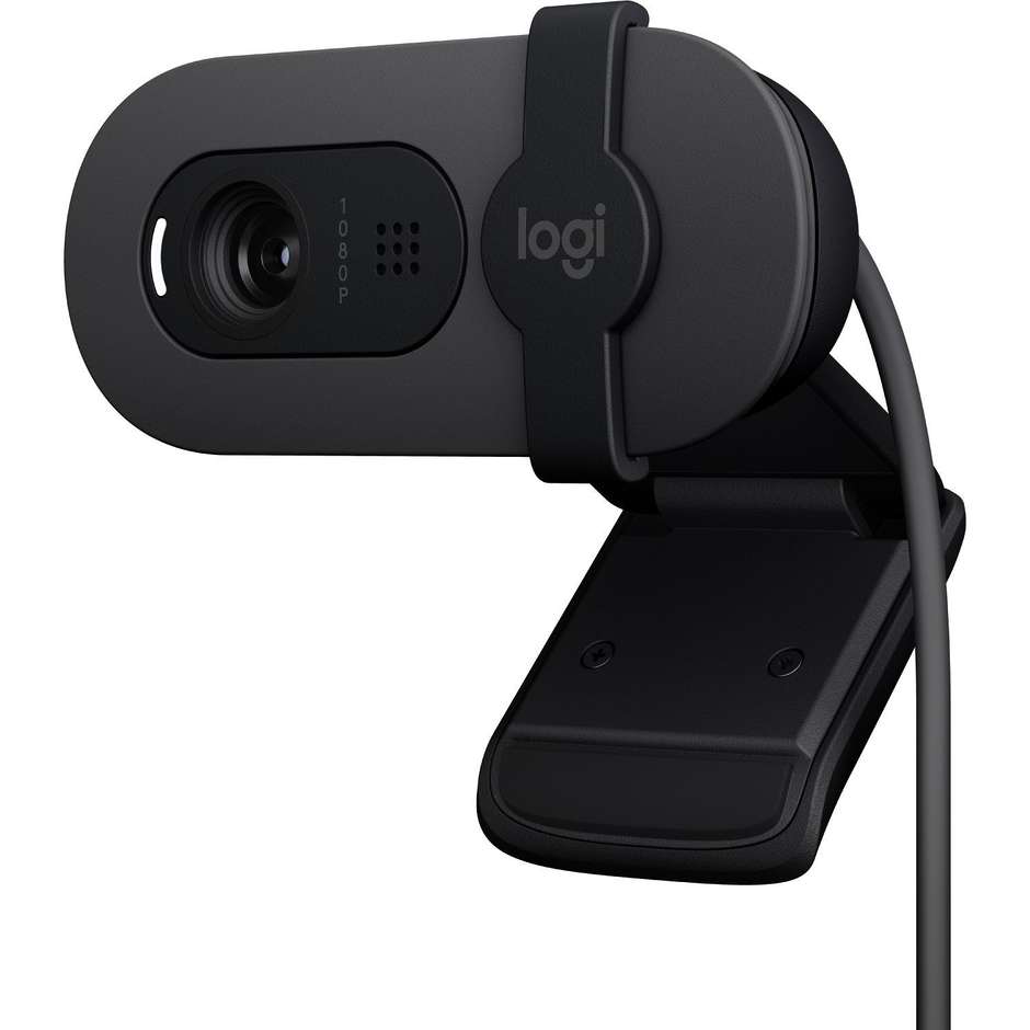 Logitech Brio 100 Webcam 2 MP Full HD USB Colore Grafite