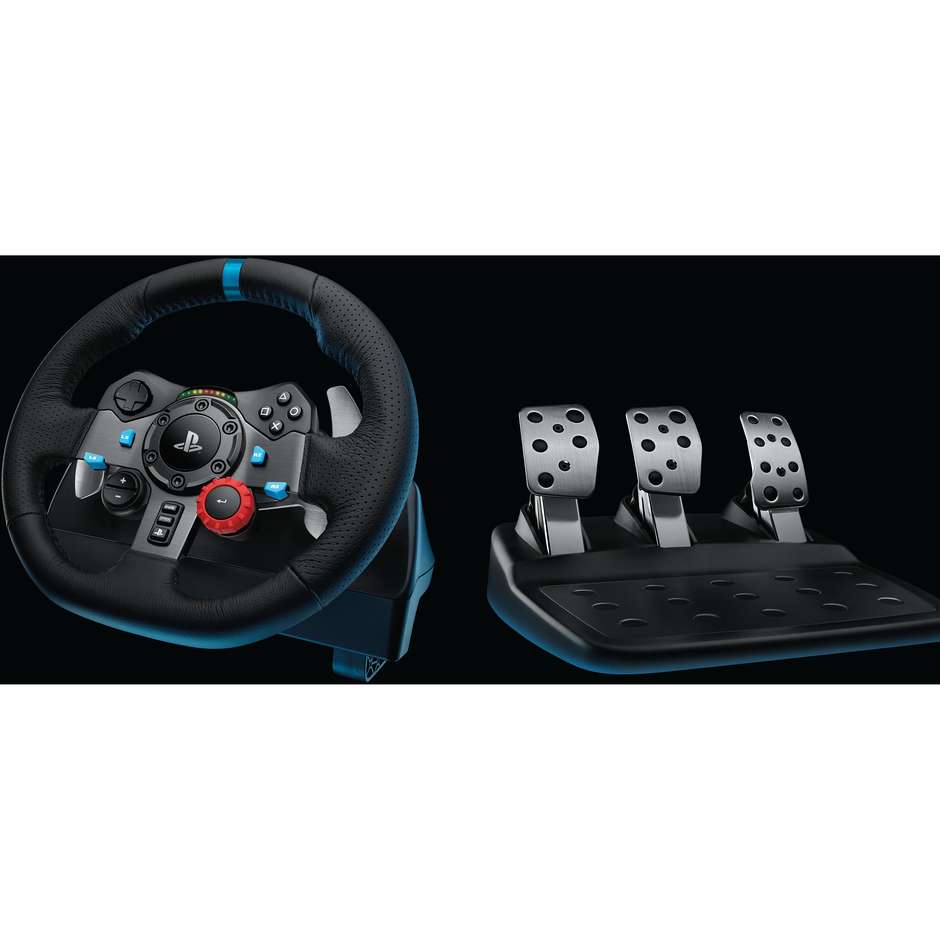 Logitech G29 Controllers Volante + Pedali compatibili con PS3 e PS4 colore nero