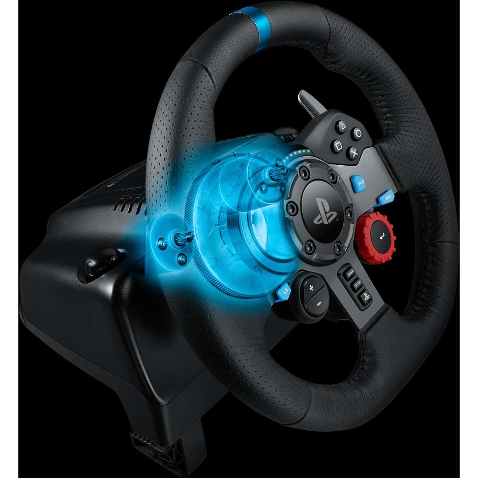 LOGITECH G29 Driving Force Volante da Corsa con Force Feedback a Due Motori e Pedaliera per PS5 PS4 e PC