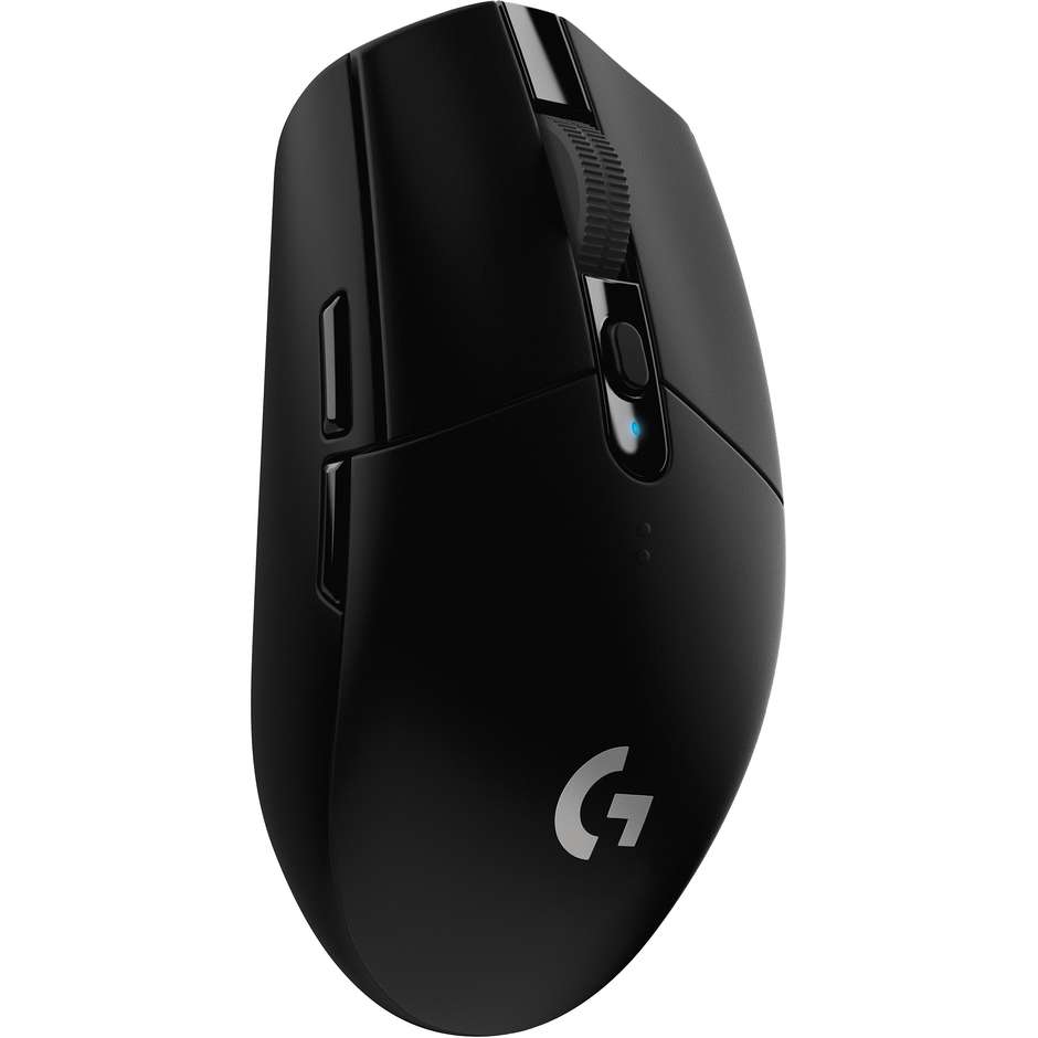 Logitech G305 LIGHTSPEED Mouse Gaming Wireless Sensore HERO 12K fino a 12000 DPI Latenza 1ms Autonomia 250 Ore - Nero (910-005283)
