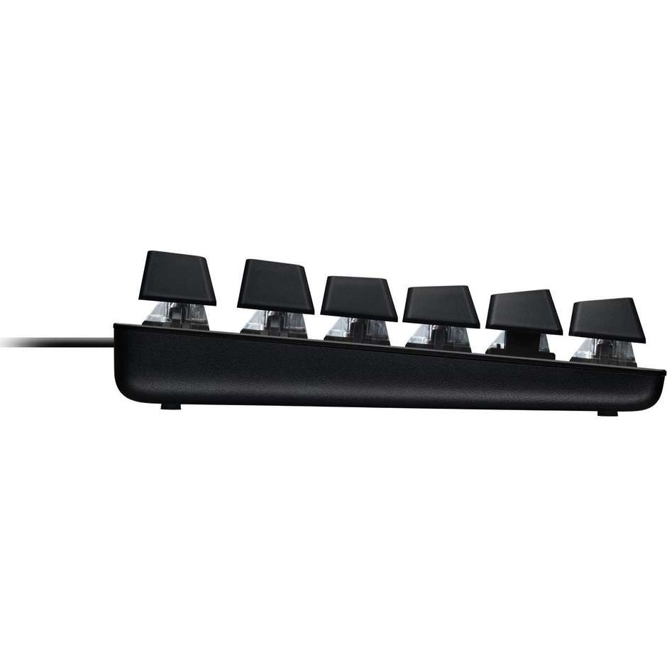 Logitech G413 SE Tastiera Gaming Meccanica Full-Size Switch Tattili Copritasti PBT Piastra in Alluminio Retroilluminazione LED Layout Italiano - Nero (920-010182)