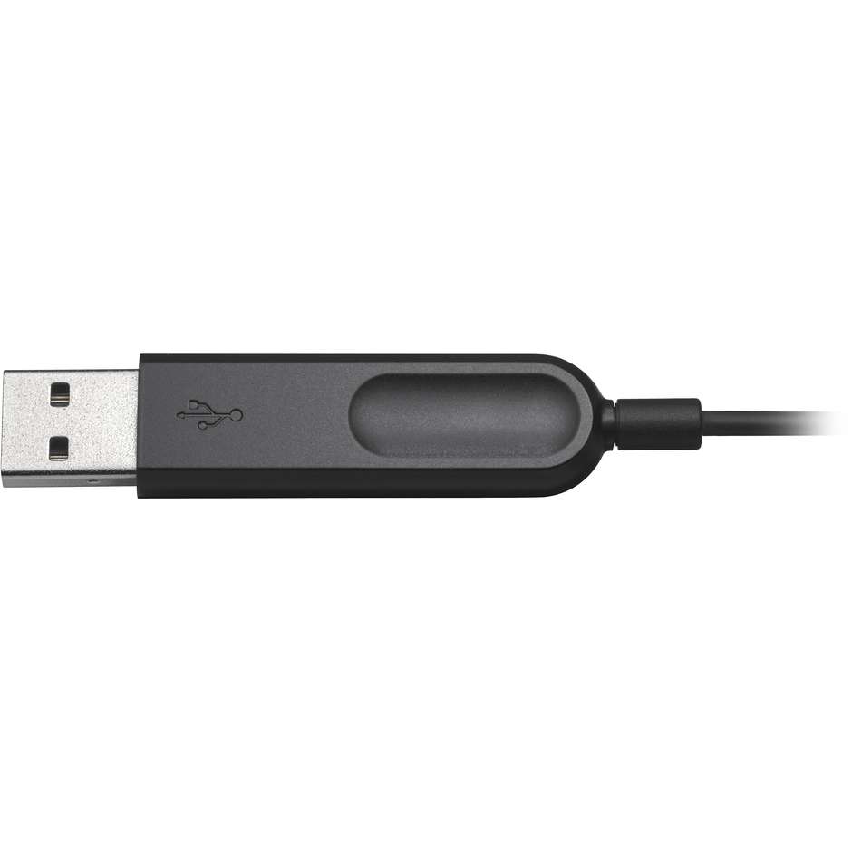 Logitech H340 Cuffie Cablate USB con Microfono a Cancellazione del Rumore e Archetto Regolabile Nero (981-000475)