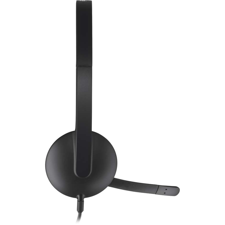 Logitech H340 Cuffie stereo USB-A con microfono sovraurali nere