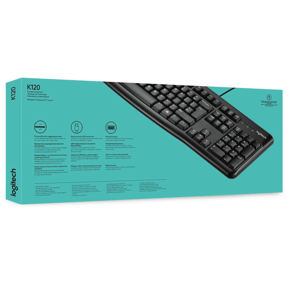 logitech keyboard k120 usa