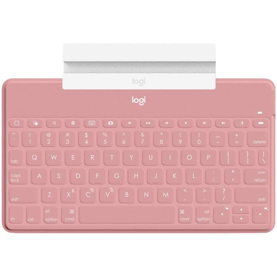 Logitech Keys-To-Go Tastiera Wireless Bluetooth per prodotti Apple colore rosa