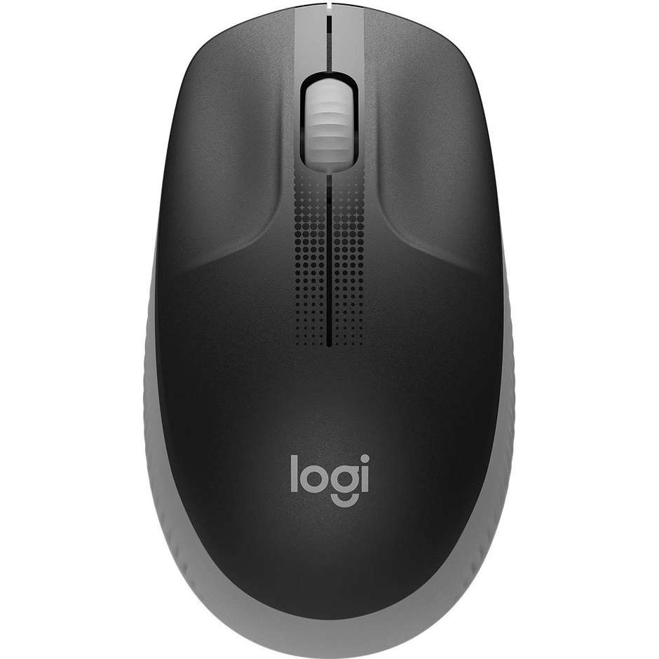 Logitech M190 Mouse Wireless colore nero e grigio