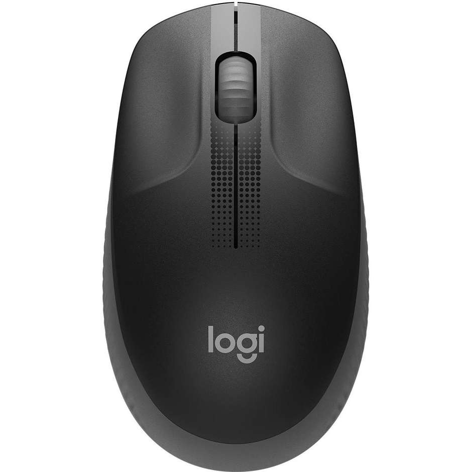 Logitech M190 Mouse Wireless colore nero e grigio