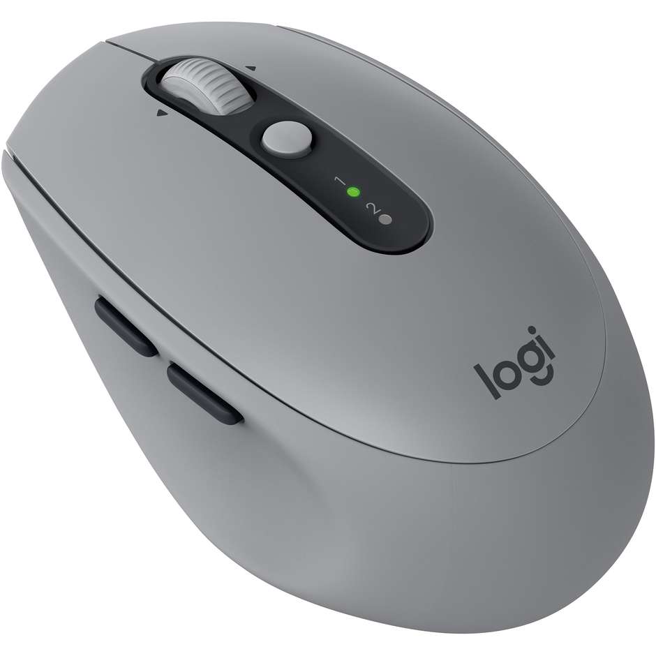 Logitech M590 MULTI-DEVICE SILENT Mouse Bluetooth + Wireless colore grigio