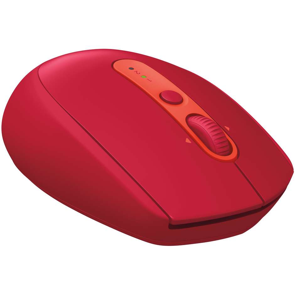 Logitech M590 MULTI-DEVICE SILENT Mouse Bluetooth + Wireless colore rosso