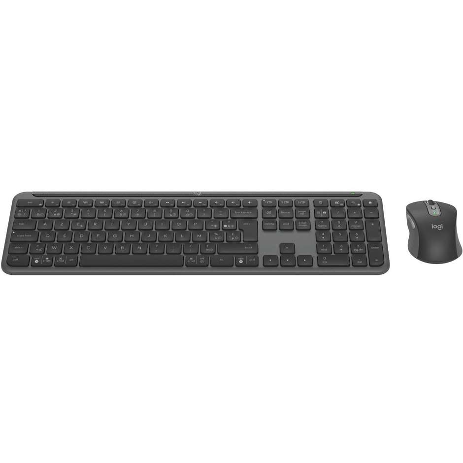 Logitech Signature Slim Combo MK950 Tastiera italiana e mouse grafite