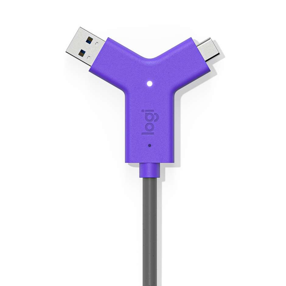 Logitech Swytch USB connettore colore nero e viola