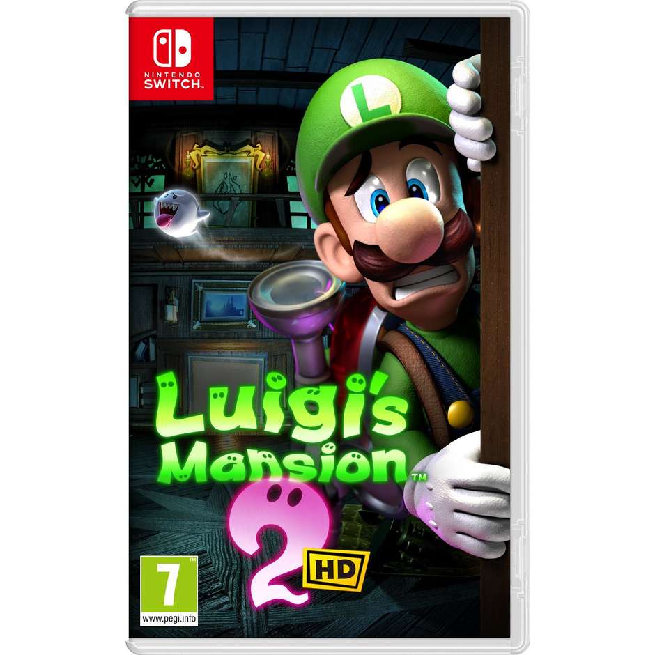 Luigi's Mansion 2 HD per Nintendo Switch (10013820) Videogioco di Avventura e Cattura Fantasmi Edizione Rimasterizzata HD Italiano Scheda di Gioco