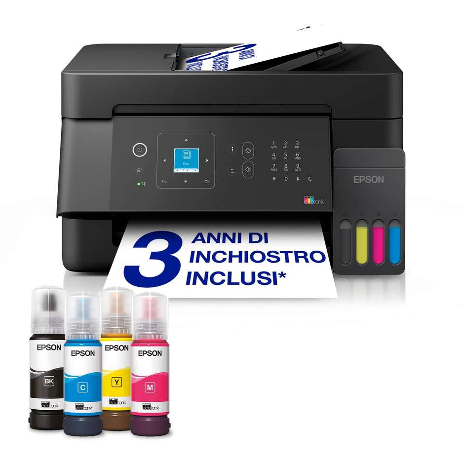 m.funzione 4in1 tank wifi/usb/lan p:4ink 11/6ppm