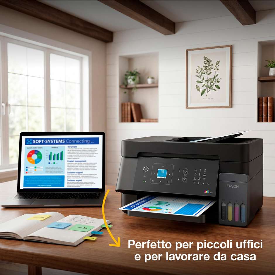 m.funzione 4in1 tank wifi/usb/lan p:4ink 11/6ppm