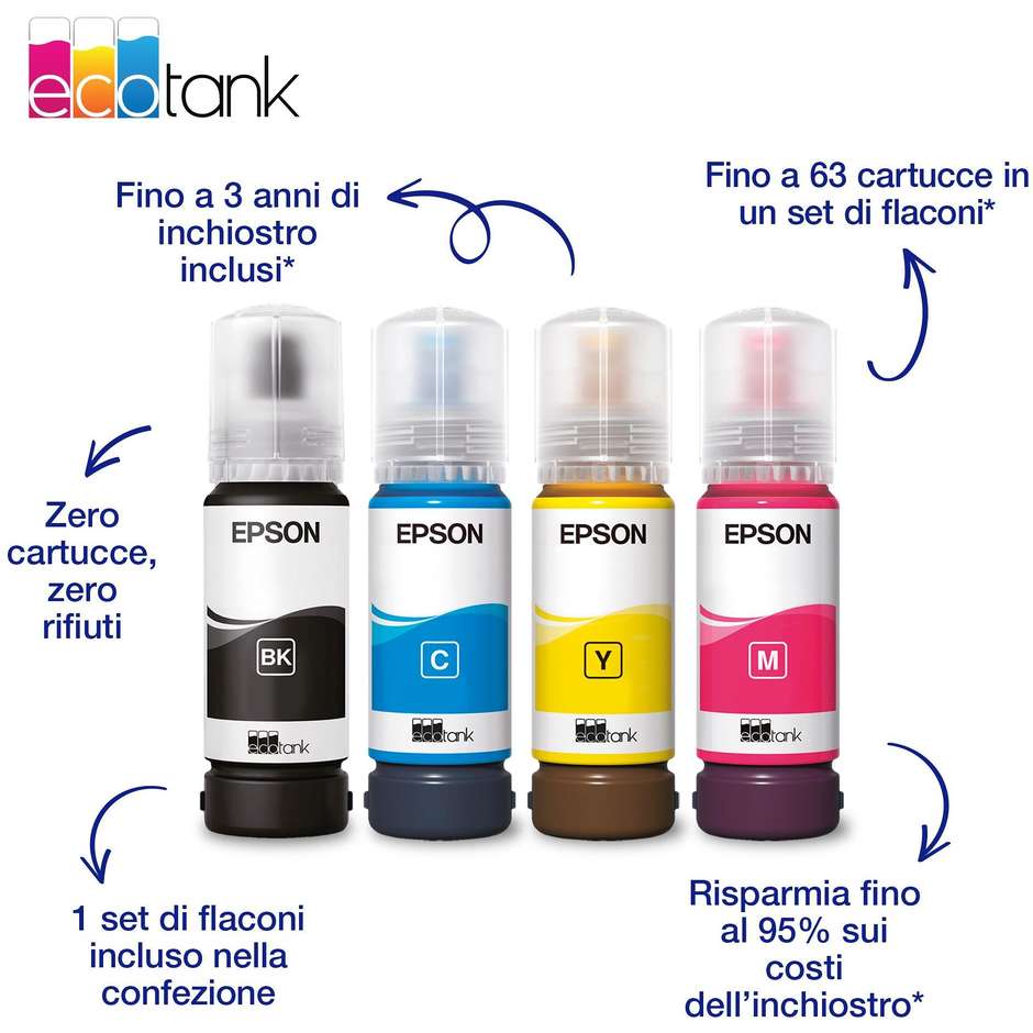 m.funzione 4in1 tank wifi/usb/lan p:4ink 11/6ppm