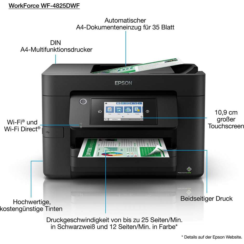 m.funzione 4in1 wifi/lan/usb a4 p:4ink 4800x2400f