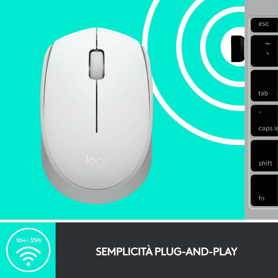 m171 wireless mouse - off white