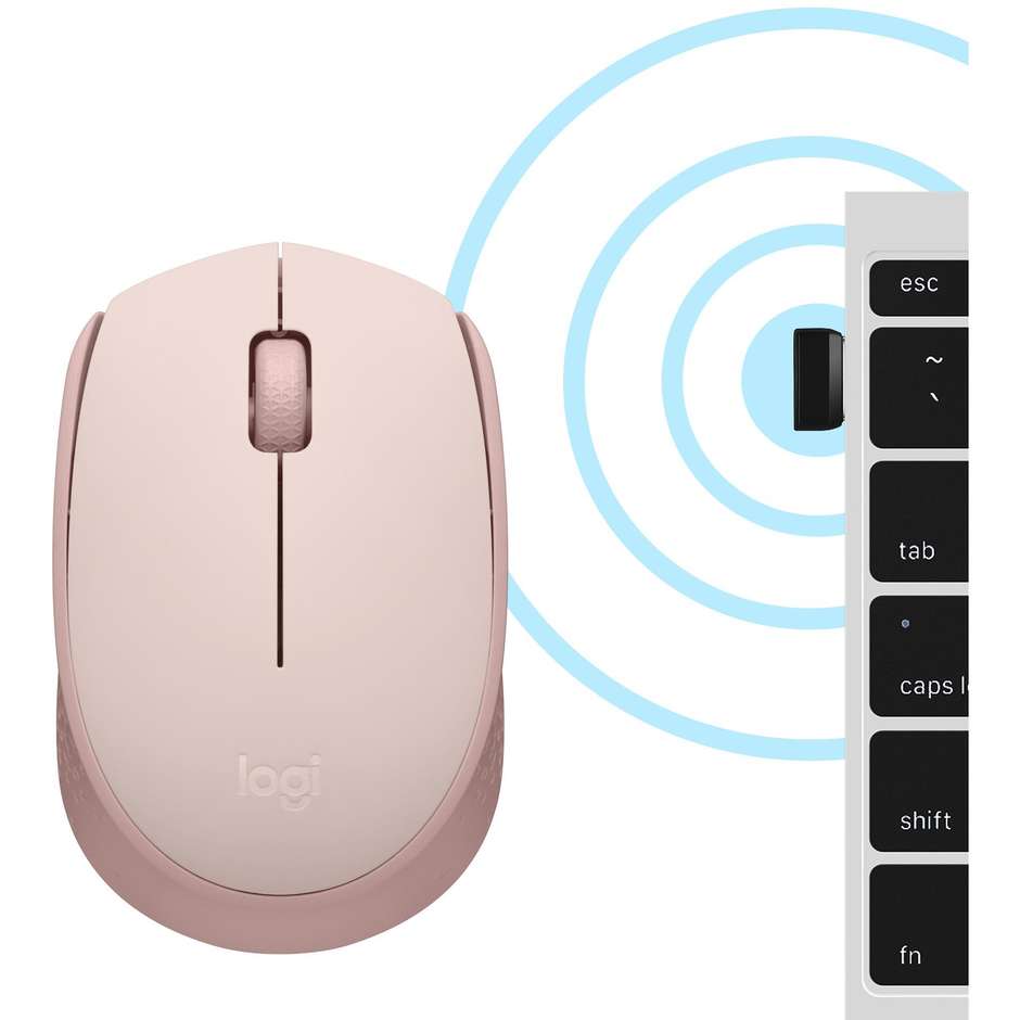 m171 wireless mouse - rose