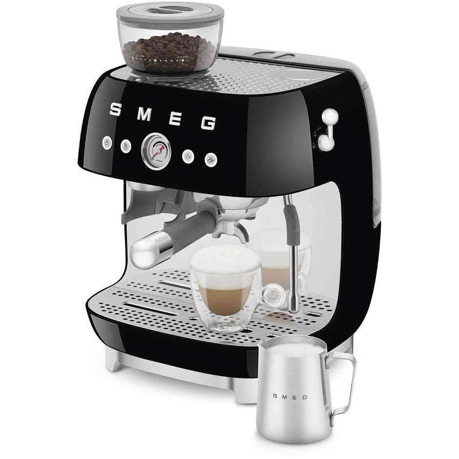 macchina caffe' pompa con macinacaffe' intergr.bl