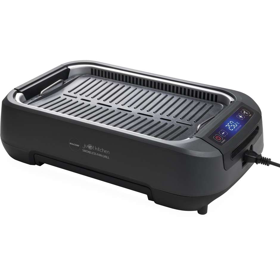Macom 849 Griglia di contatto 1500W con display Antracite/Nero